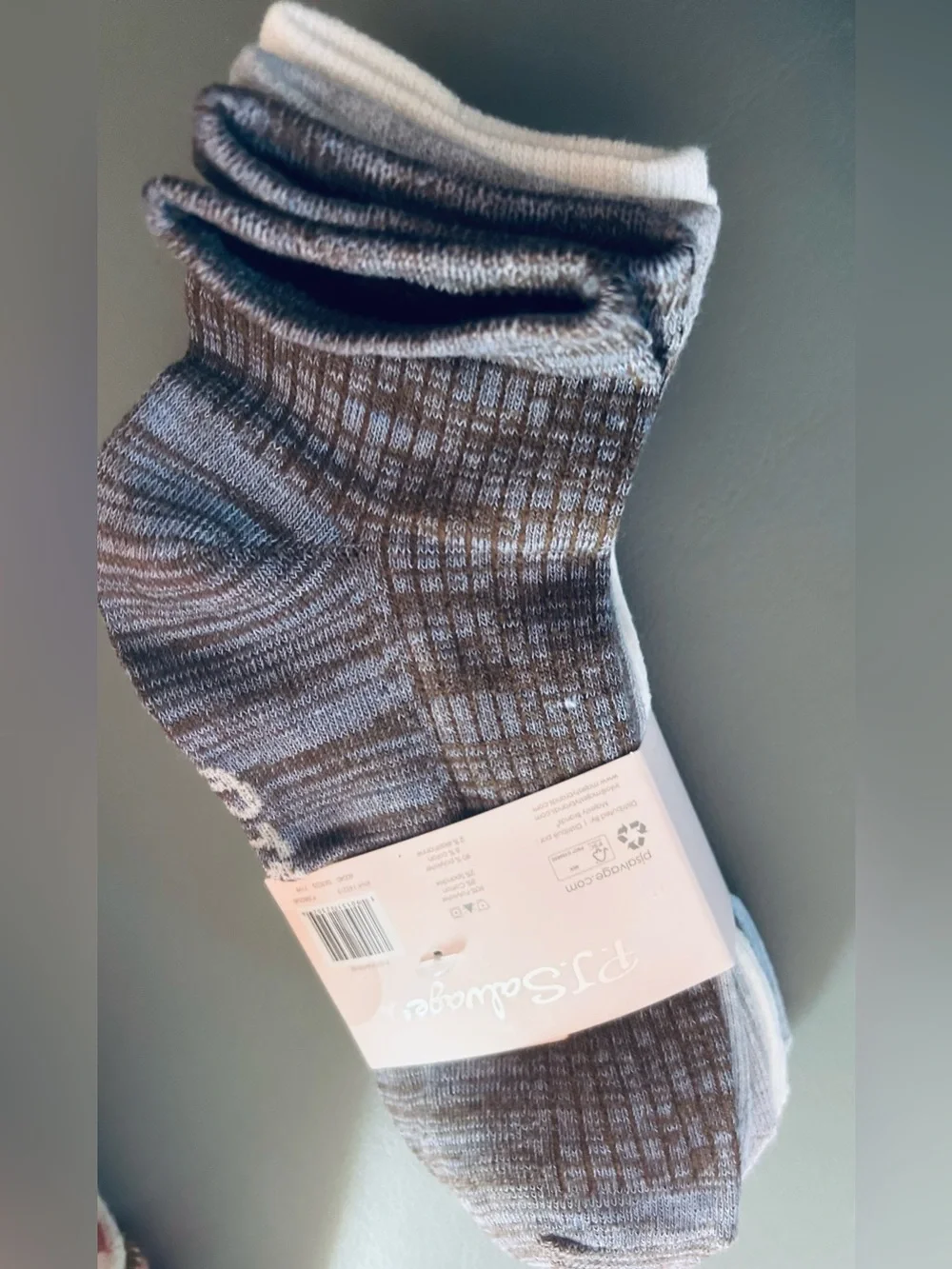 P.J. Salvage Ladies 6 Pr Quarter Socks NEW One Size Multicolor